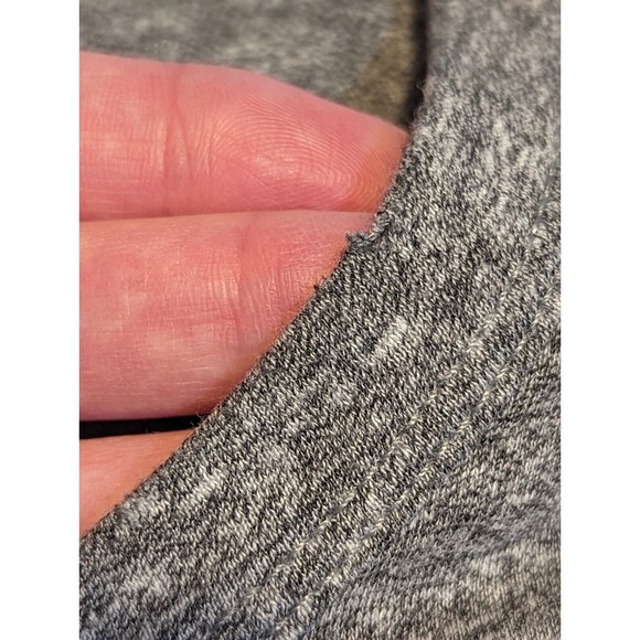 Current/Elliott Size 1 Ruffle Roadie Heather Gray T Shirt Dress Cotton GUC - Picture 7 of 12